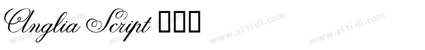 Anglia Script字体转换